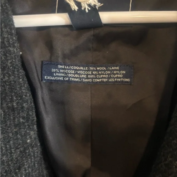 Grayers Hutton Wool Twill Sport Coat - Charcoal Gray Blazer size L NWT